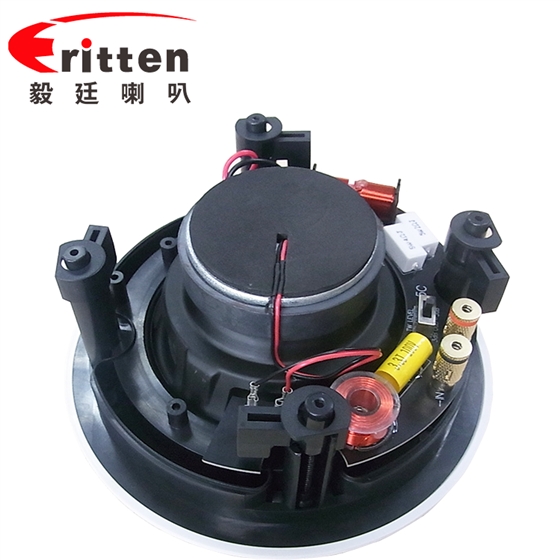 5.25寸（196mm）PP盆/橡胶边50W铁氧体全频天花音箱喇叭